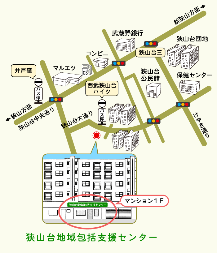 狭山市狭山台包括支援センター